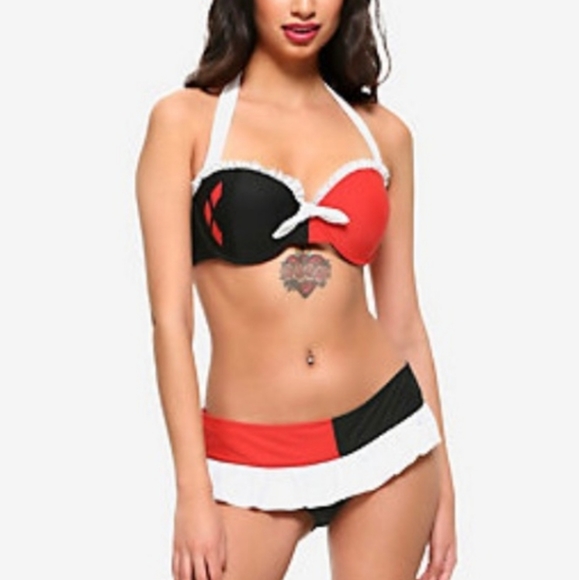 DC Comics Other - DC Comics Harley Quinn Swim Skirt Bikini Bottom❤🖤